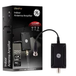 GE Antenna Amplifier with AC Power Adapter, Black