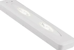 GE Battery Operated LED Light Bars with Remote, White, 2 Pack
