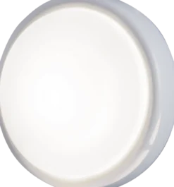 GE Battery Operated Round Tap Light, White