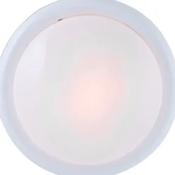 GE Battery Operated Round Tap Light, White