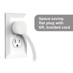 GE-branded Adapt UltraPro 8-Outlet Surge Protector, 2 USB-A, 1 USB-C, 1500 Joules, 6ft., White/Gray