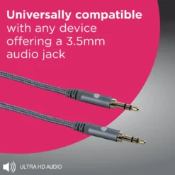 GE-branded 6ft. 3.5mm Audio Cable
