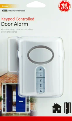 GE-branded Keypad-Controlled Door Alarm