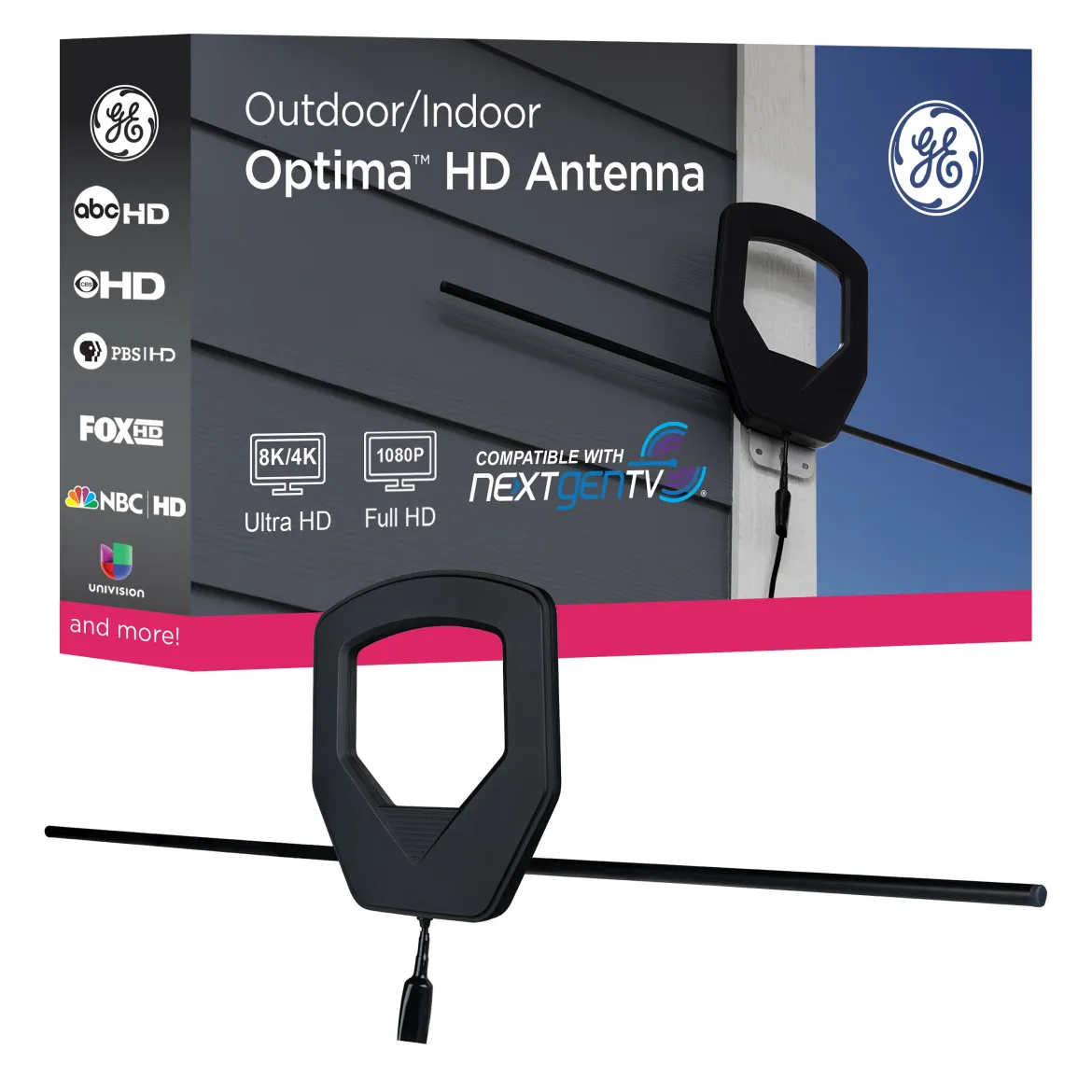 GE-branded UltraPro Optima Outdoor HD Antenna