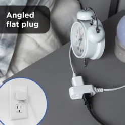 GE-branded UltraPro 3-Outlet Polarized Extension Cord, 15ft., Indoor, White