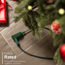GE-branded UltraPro 3-Outlet Polarized Extension Cord, 15ft., Indoor, Green