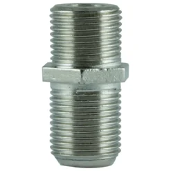 GE Coaxial Cable Extension Adapter, 4 Pack, Silver