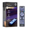 GE 4-Device Backlit Universal Remote, Brushed Graphite