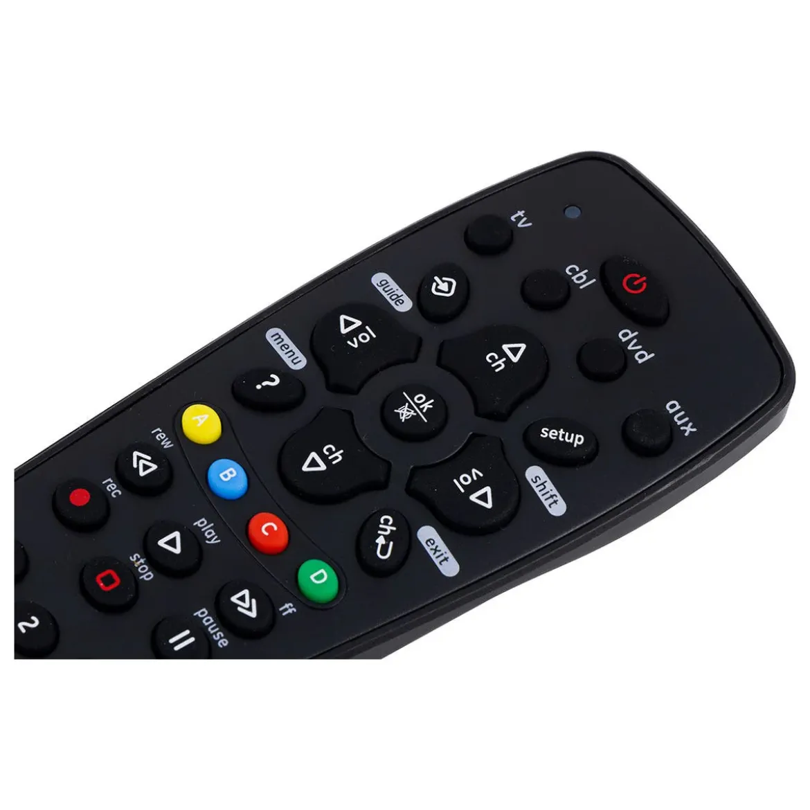 GE 4-Device Universal Remote, Black