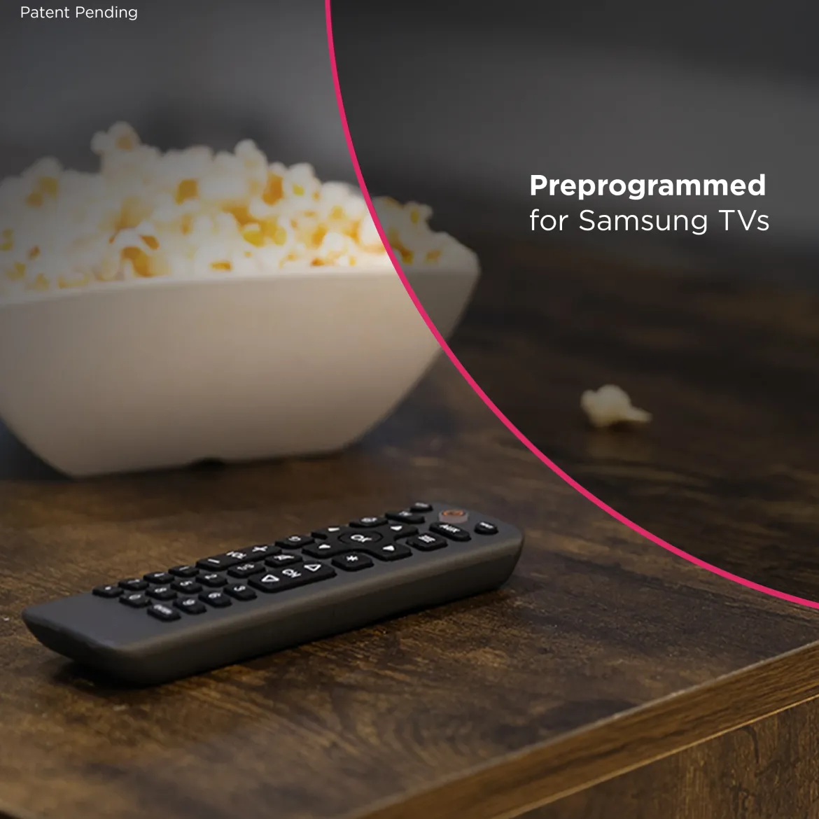GE 2-Device Universal Remote Control, Charcoal