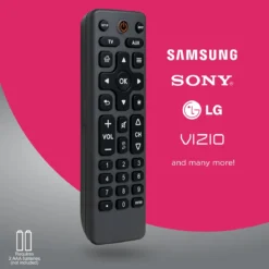 GE 2-Device Universal Remote Control, Charcoal