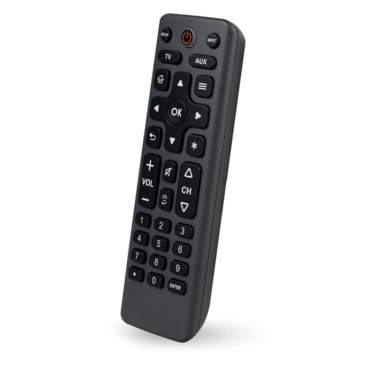 GE 2-Device Universal Remote Control, Charcoal