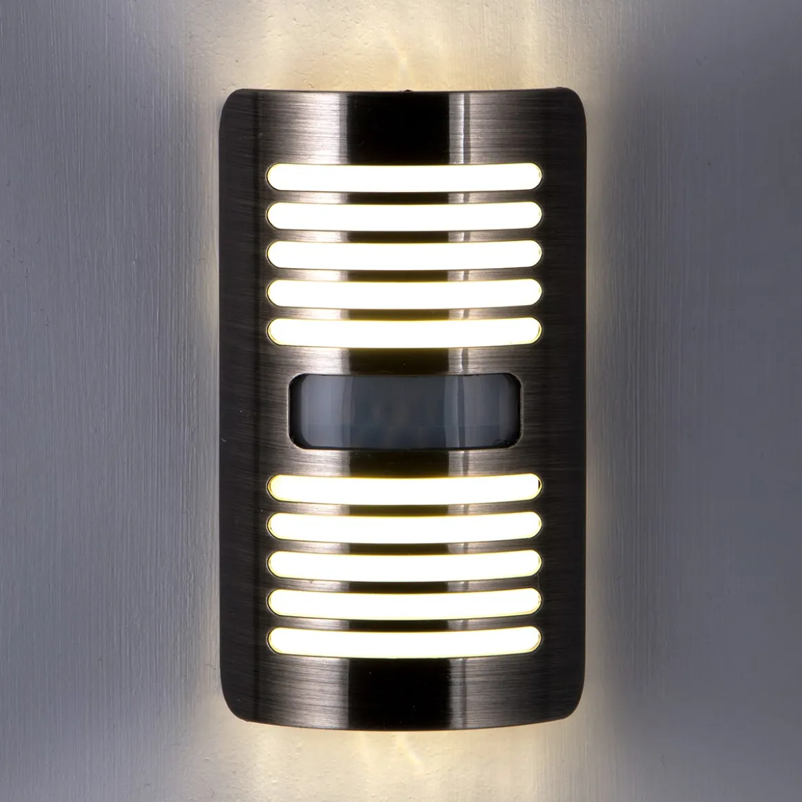 GE Enbrighten Motion-Select LED Night Light, Brushed Nickel