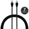 GE 7 ft. Cat 5e Ethernet Cable, Black