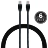 GE 6 ft. Cat 5e Ethernet Cable, Black