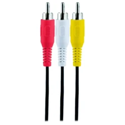 GE 6ft. Composite Video/Audio Cable with RCA-Type Connectors, Black