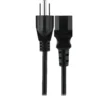 GE 10 ft. Computer Power Cord, Black