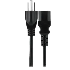GE 10 ft. Computer Power Cord, Black