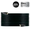 GE 25ft. HDMI Cable with Ethernet, Black