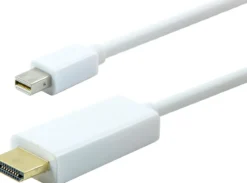 GE 6ft. Mini DisplayPort to HDMI Cable, White