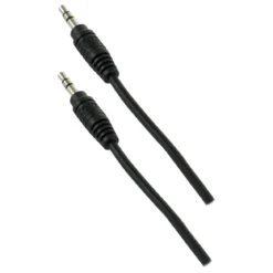 GE 6ft. 3.5mm Auxiliary Audio Cable, Black
