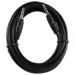 GE 6ft. 3.5mm Auxiliary Audio Cable, Black