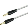GE 3ft. 3.5mm Auxiliary Audio Cable, Gray