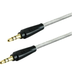 GE 3ft. 3.5mm Auxiliary Audio Cable, Gray