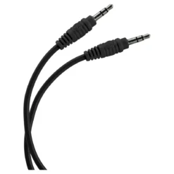 GE 3ft. 3.5mm Auxiliary Audio Cable, Black