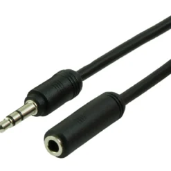 GE 6ft. 3.5mm Auxiliary Audio Extension Cable, Black