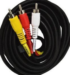 GE 6ft. RCA Audio/Video Cable, Black