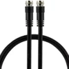 GE 6ft. RG6 Coaxial Cable with F-Type Connectors, Black