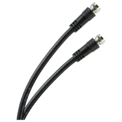 GE 6ft. RG6 Coaxial Cable with F-Type Connectors, Black