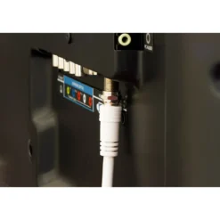 GE 6ft. RG6 Coaxial Cable with F-Type Connectors, White