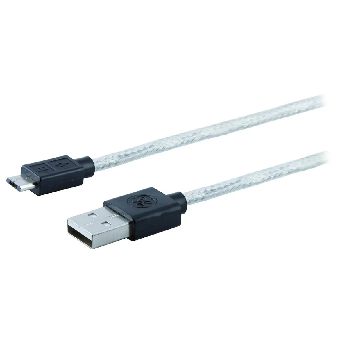 GE 6ft. USB-A to Micro USB Charging Cable, Silver
