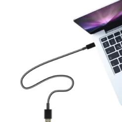 GE 6.5ft. USB-A to USB-C Charging Cable, Black