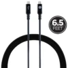 GE 6.5ft. USB-C Charging Cable, Black