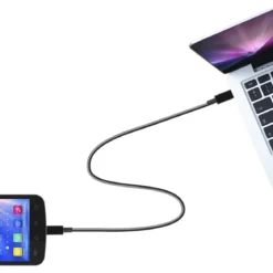 GE 6.5ft. USB-C Charging Cable, Black