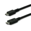 GE 3.3ft. USB-C to Micro-USB Charging Cable, Black