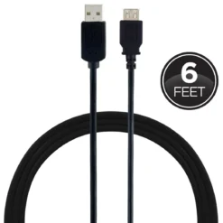 GE 6ft. USB Extension Cable, Black