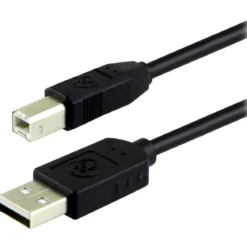 GE 6ft. USB Printer Cable, Black