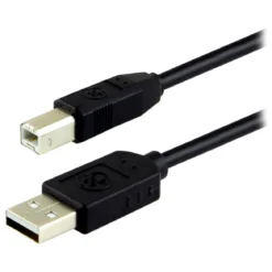 GE 10 ft. USB 2.0 Printer Cable, Black