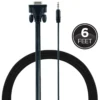 GE 6ft. VGA/SVGA Cable, Black