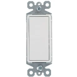 GE Grounding Paddle Rocker Switch, White