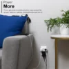 GE Guide Light 3-Outlet Tap, White
