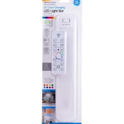 GE 12in. Battery Operated Color-Changing LED Light Bar with Remote, White