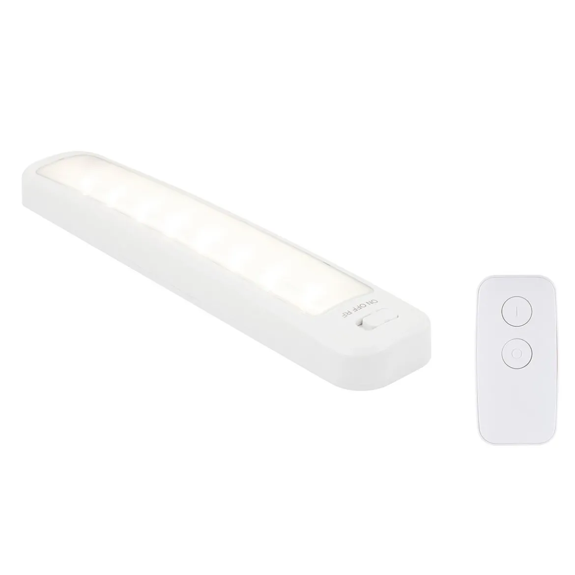 GE 12in. Battery Operated LED Light Bar with Remote, White