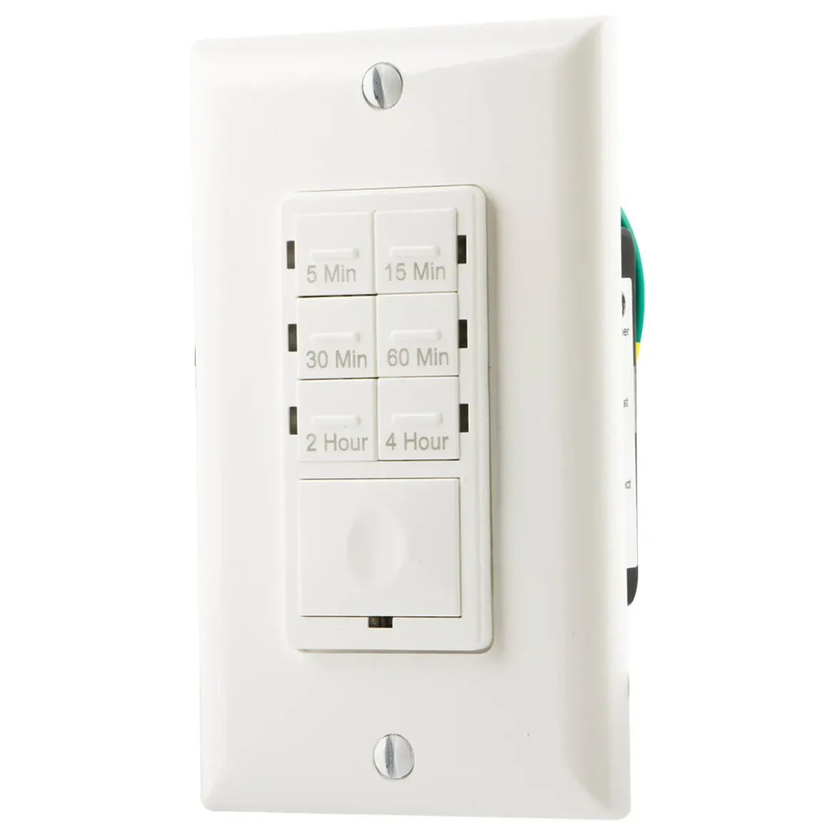 GE Indoor In-Wall Digital Timer, White