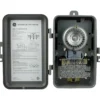 GE Indoor/Outdoor 24-Hour Heavy Duty Mechanical Time Switch, 120 VAC, Gray