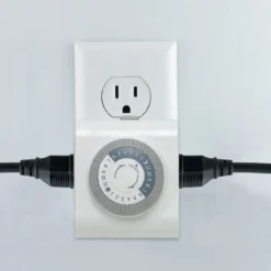 GE Indoor Plug-In 24-Hour Mechanical Timer, 3 Pack, White